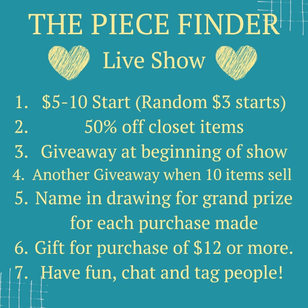 Like ❤️ this to be notified when I'm live 💛🩵💛🩵 The Piece Finder - Julia - Picture 2 of 13